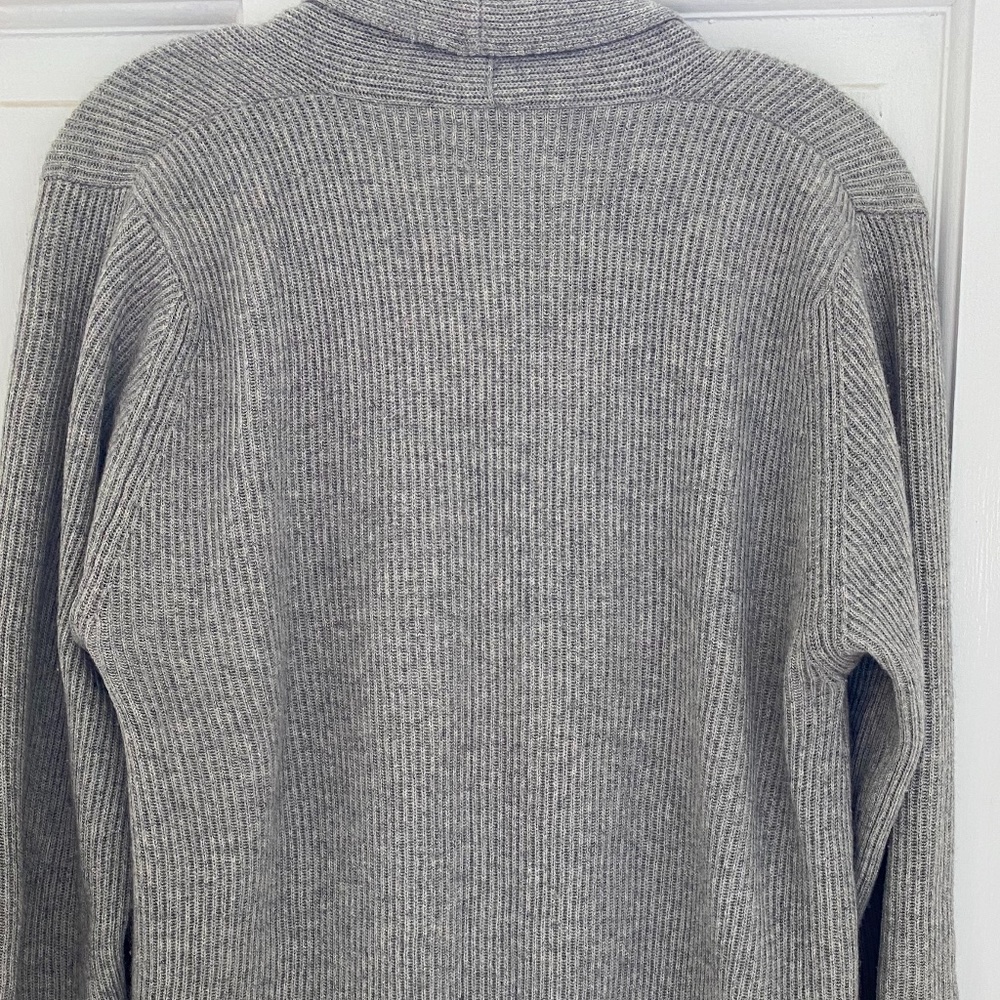 Johnston of Elgin Silk Cashmere Cardigan Shawl | M - Picture 5 of 6